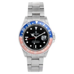 Men's Rolex GMT - Master II Watch 16710 Pepsi Rotating Bezel