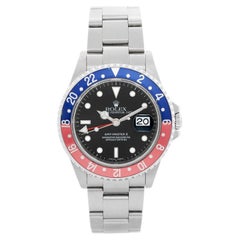 Orologio da uomo Rolex GMT - Master II 16710 Pepsi con ghiera girevole