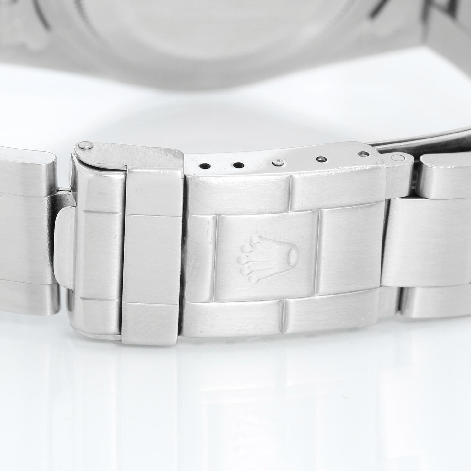 Men's Rolex GMT-Master II Watch 16710 Stainless Steel In Excellent Condition In Dallas, TX
