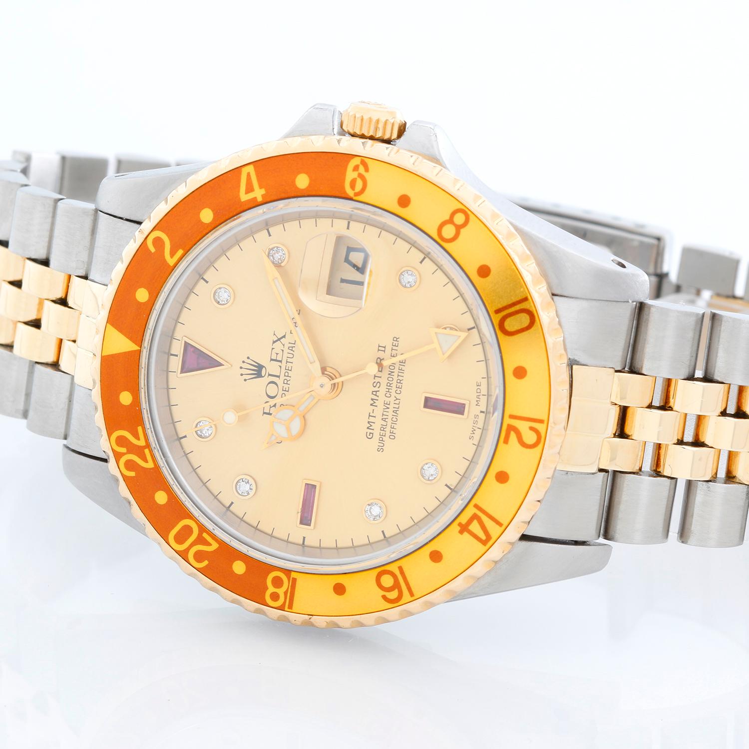 Men's Rolex GMT-Master II Watch 16713 
