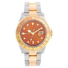 Vintage Men's Rolex GMT-Master II Watch 16713 "Root beer"