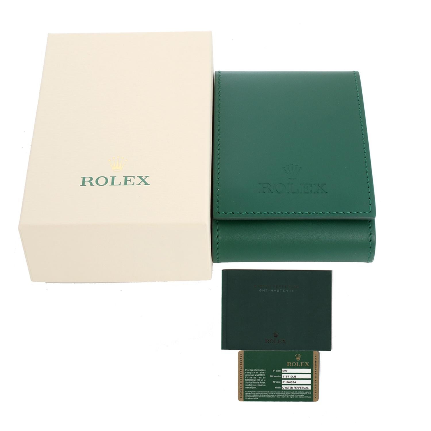 Montre Rolex GMT-Master II pour homme Lunette en céramique 116710 (116710N) 2