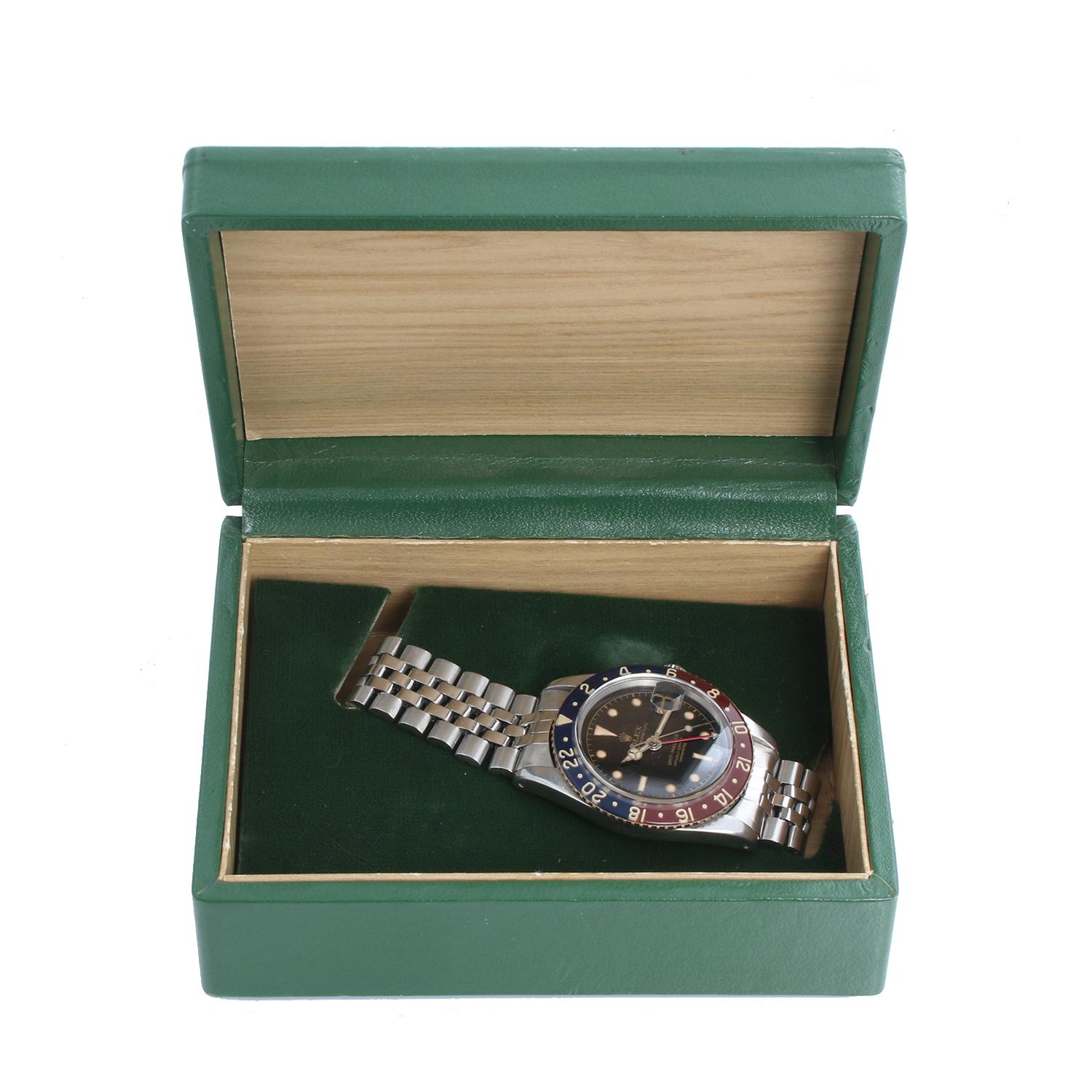 Herrenuhr GMT-Master aus Edelstahl mit Edelstahl 6542 1