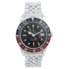 Men's Rolex GMT-Master Stainless Steel Watch 6542