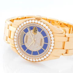 Men's Rolex Masterpiece 18 Karat Yellow Gold Watch 18948