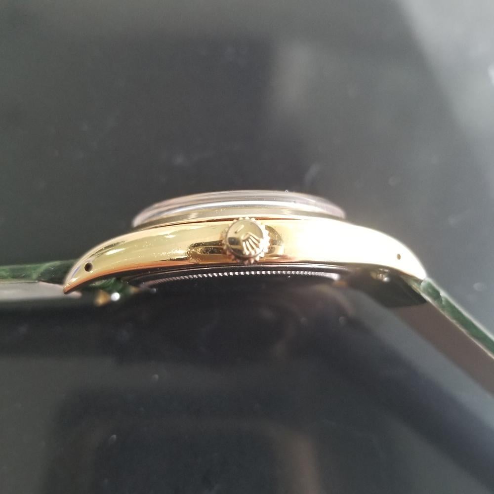 Men's Rolex OysteDate Precision 6494 Gold-Capped Hand-Wind, c.1950s MA199GRN 5