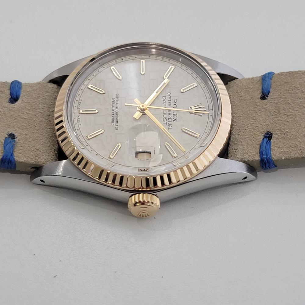Mens Rolex Oyster 16013 Datejust 36mm 18k SS Computer Dial Automatic 1980s RA524 For Sale 1