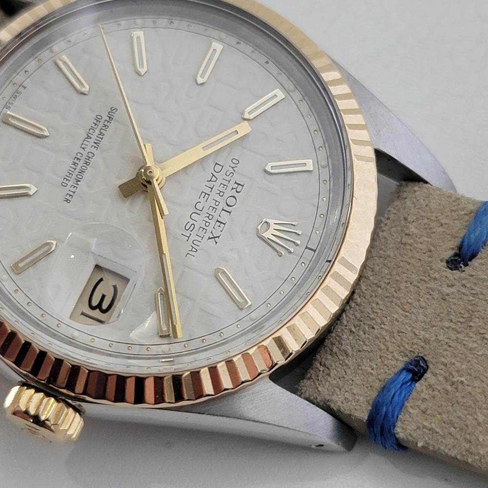 Mens Rolex Oyster 16013 Datejust 36mm 18k SS Computer Dial Automatic 1980s RA524 For Sale 2