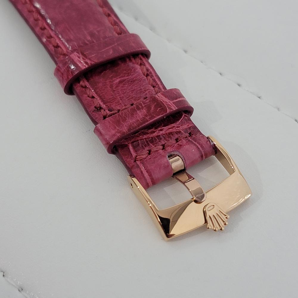 Mens Rolex Oyster Date Ref 1503 18k Rose Gold Automatic 1960s Swiss RJC179 3