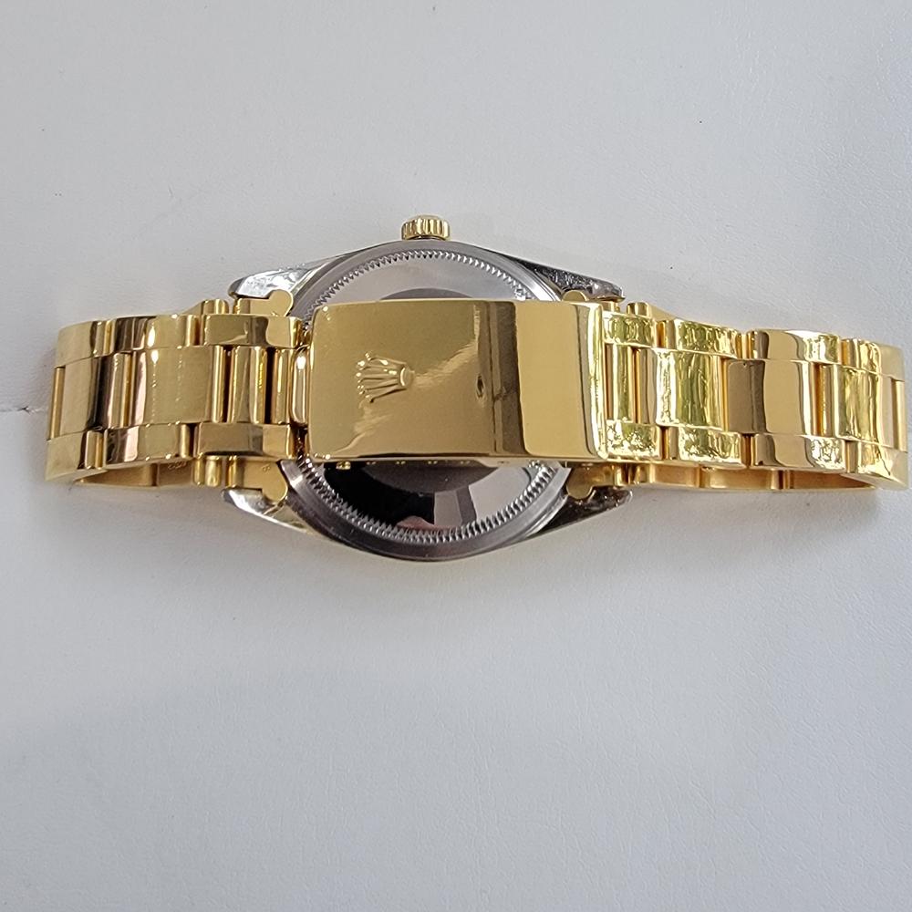 Men's Mens Rolex Oyster Date Ref 1550 Gold Capped Automatic 1970s w Pouch RA158