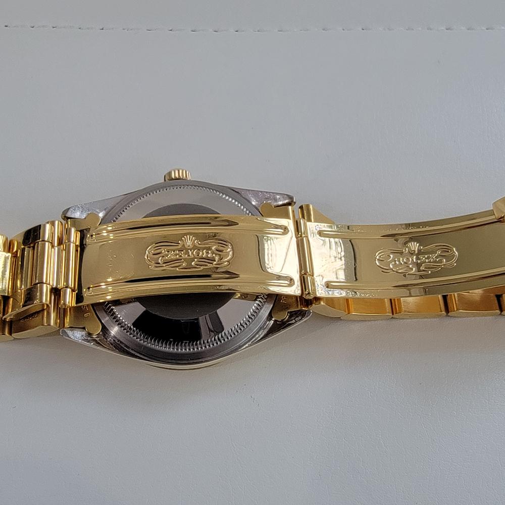 Mens Rolex Oyster Date Ref 1550 Gold Capped Automatic 1970s w Pouch RA158 1