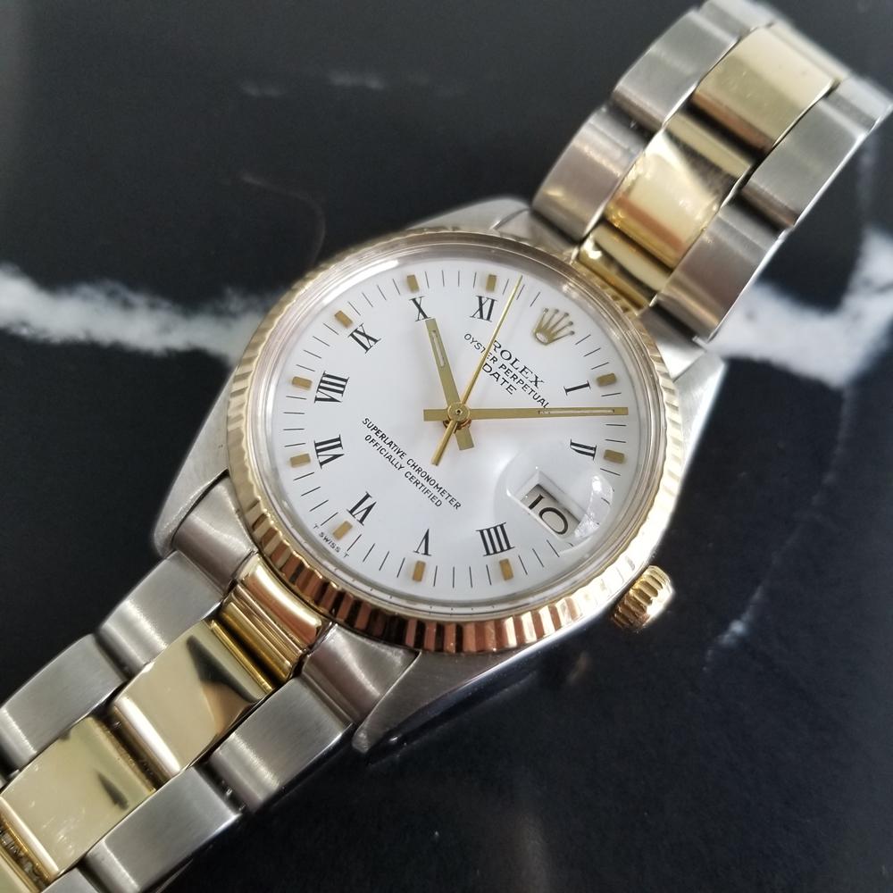 Men's Rolex Oyster Date Ref.15000 18k & SS Automatic, c.1980s Swiss RA102 1