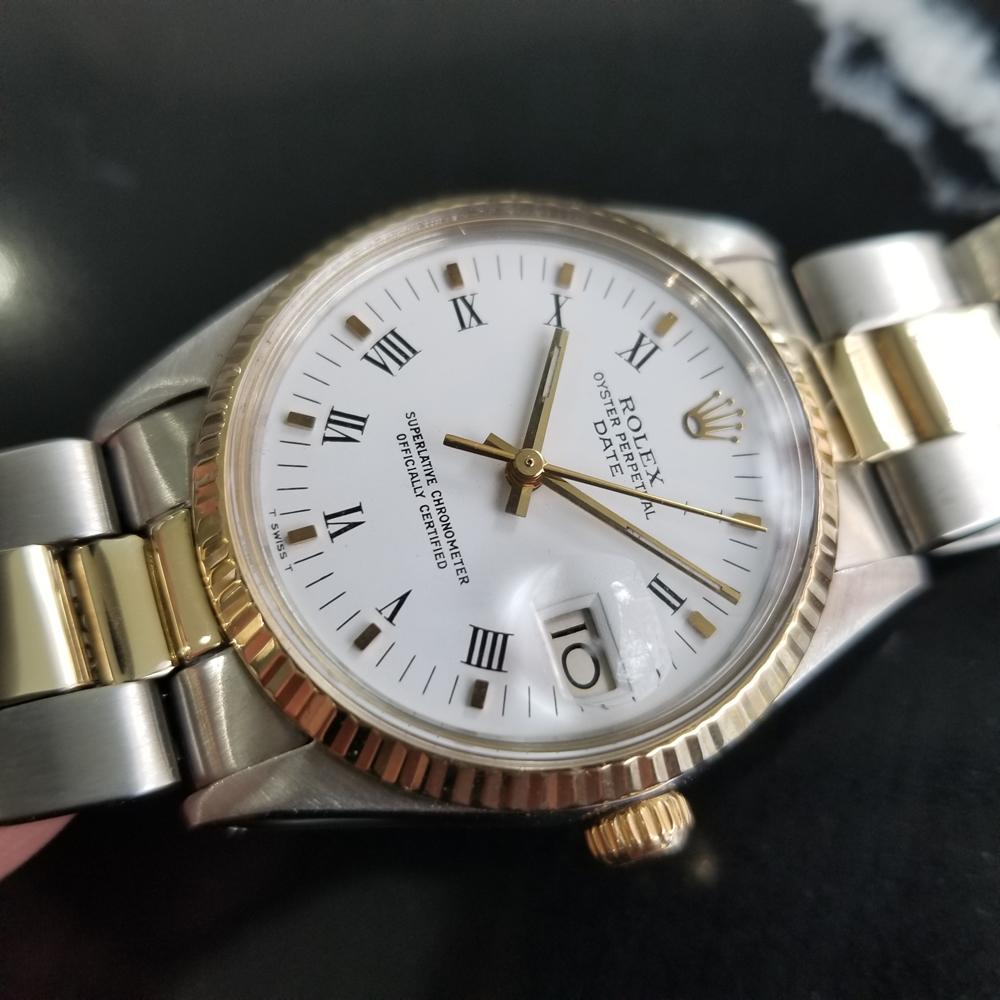 Men's Rolex Oyster Date Ref.15000 18k & SS Automatic, c.1980s Swiss RA102 2