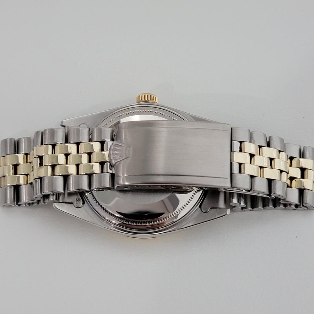 Mens Rolex Oyster Datejust 1600 14k SS Automatic 1960s Swiss Vintage RA169 3