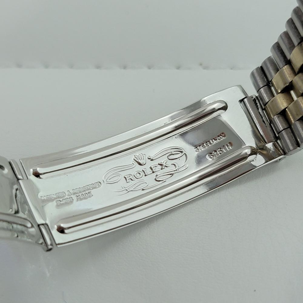 Mens Rolex Oyster Datejust 1600 14k SS Automatic 1960s Swiss Vintage RA169 5