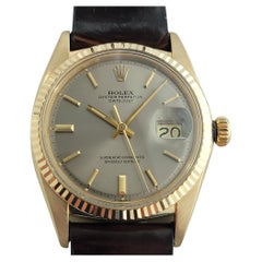 Rolex Oyster Datejust 1601 Uomo Oro massiccio 18k 36m Automatico Anni '70 Svizzero NA139