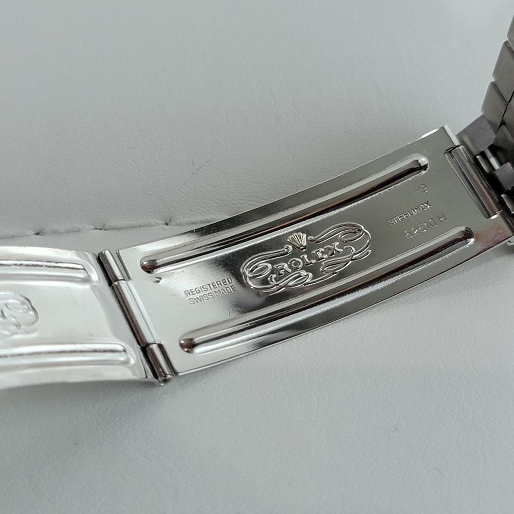 Herren Rolex Oyster Datejust 1601 18k SS Automatik 1960er Jahre Schweizer Vintage RA254 6