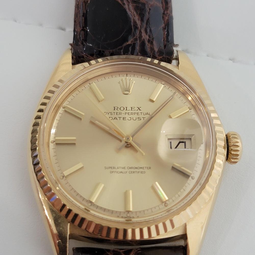 18k gold rolex oyster perpetual datejust