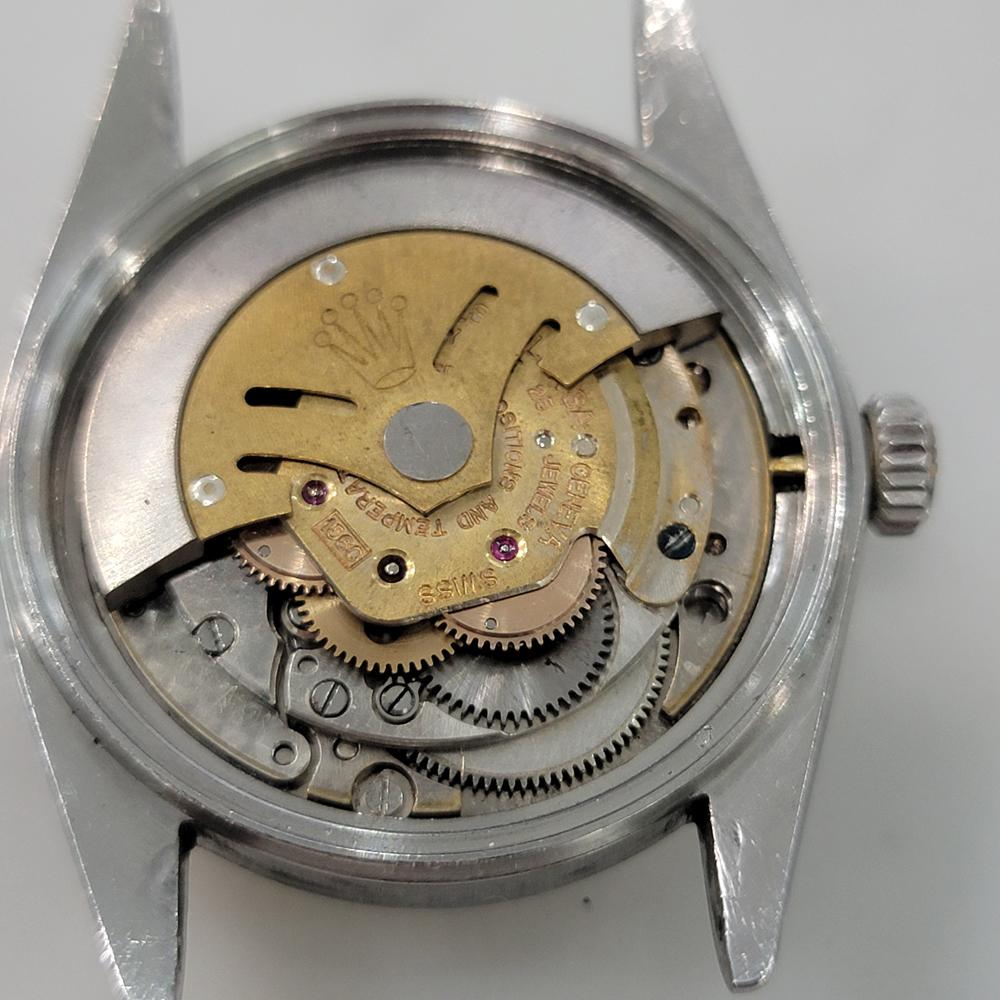 Rolex Oyster Datejust 1601 36 mm or 18 carats SS 1970 automatique vintage RA389B en vente 7