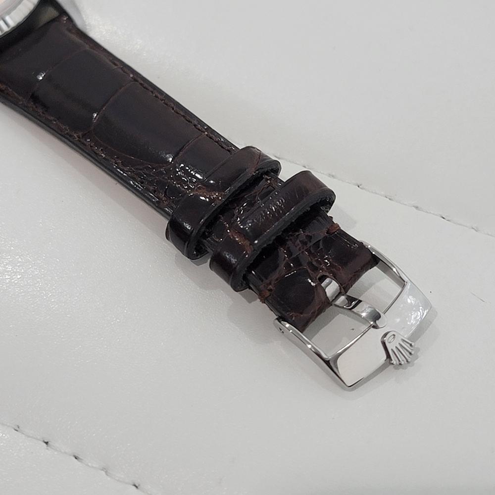 Rolex Oyster Datejust 1601 36 mm or 18 carats SS 1970 automatique vintage RA389B en vente 4