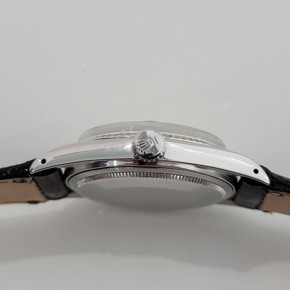 Rolex Oyster Datejust 1601 36 mm or 18 carats SS 1970 automatique vintage RA389B en vente 5