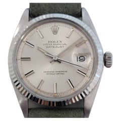 Rolex Oyster Datejust 1601 36 mm or 18 carats automatique SS des années 1970, vintage NA145
