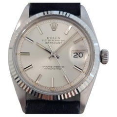 Rolex Oyster Datejust 1601 36 mm or 18 carats automatique SS des années 1970, vintage NA145B