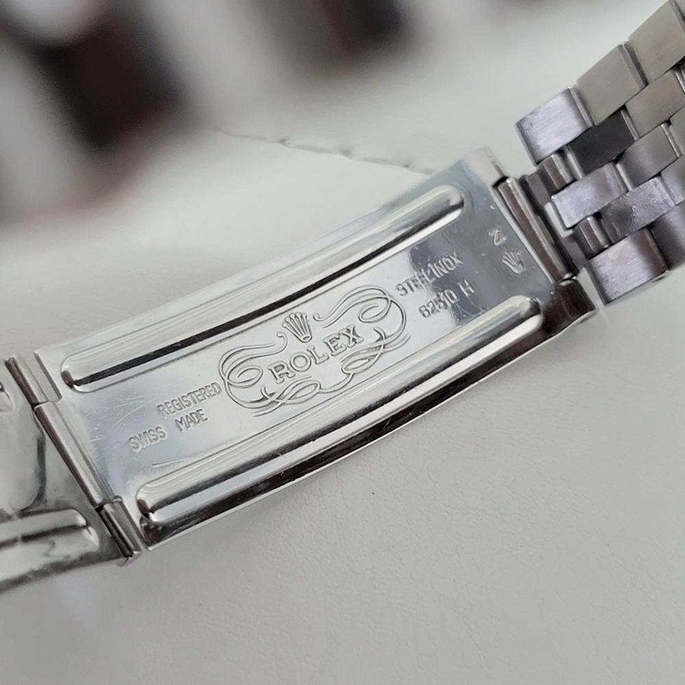 Rolex Oyster Datejust 1601 36 mm or 18 carats SS automatique vintage des années 1970 RA388S 6