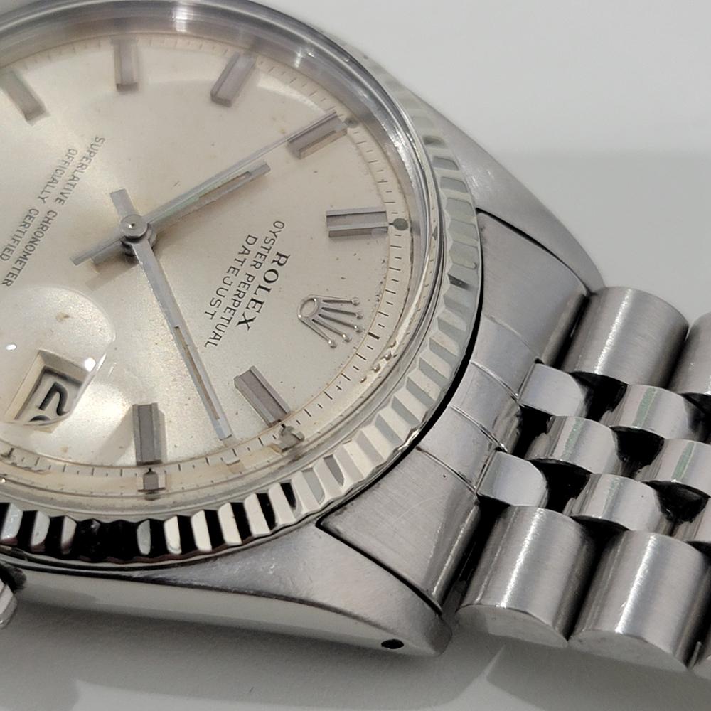Rolex Oyster Datejust 1601 36 mm or 18 carats SS automatique vintage des années 1970 RA388S 2