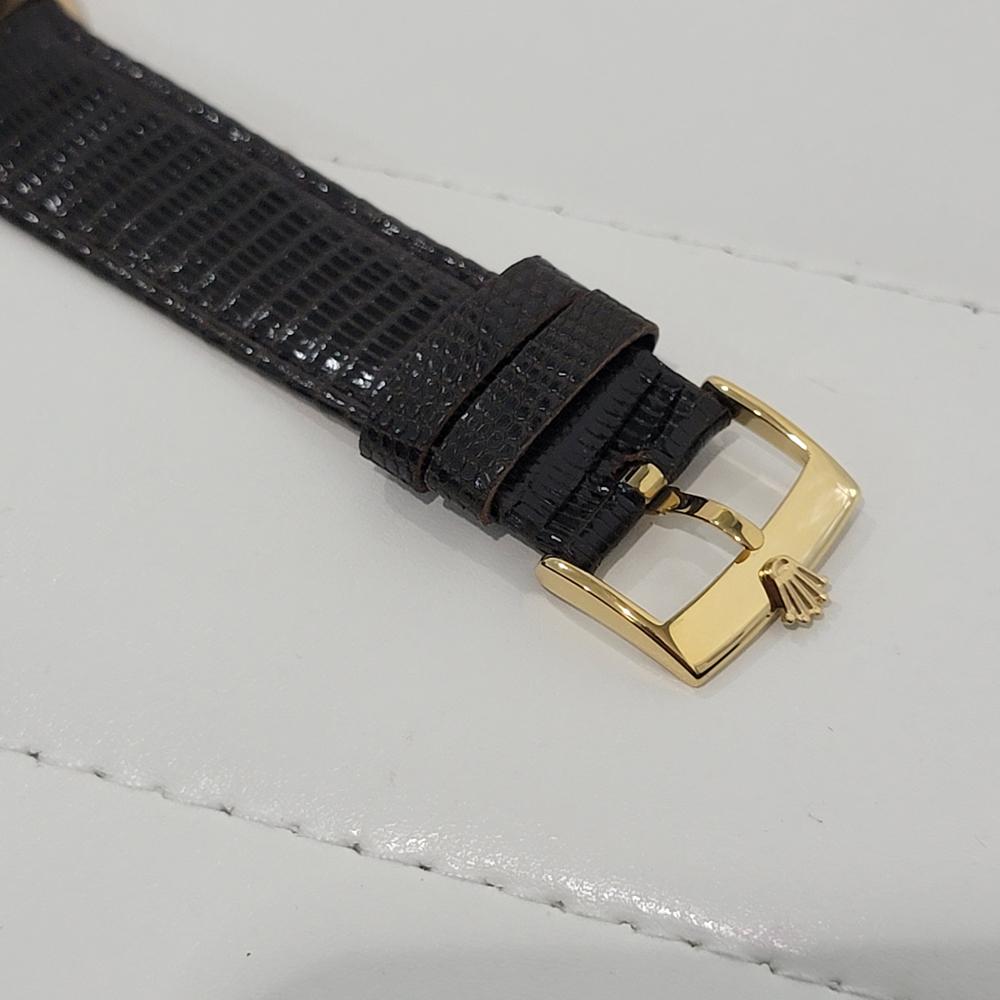 Mens Rolex Oyster Datejust Ref 1607 36mm 18k Solid Gold Automatic 1960s RA427 4