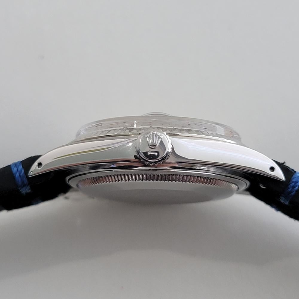 Mens Rolex Oyster Datejust 16014 36mm 18k White Gold SS Automatic 1970s  RA520 For Sale 5