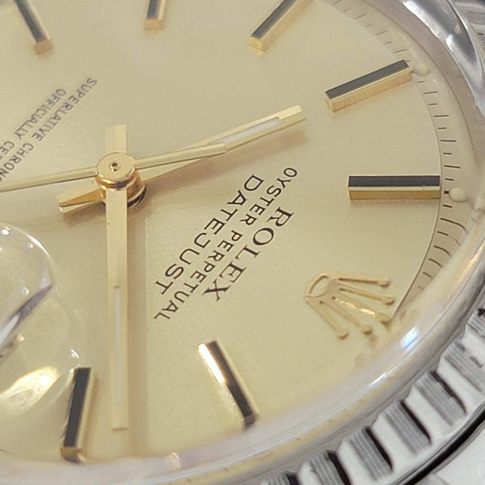 Rolex Oyster Datejust 1603 Automatik 1970er Jahre Schweizer Vintage RA226 1