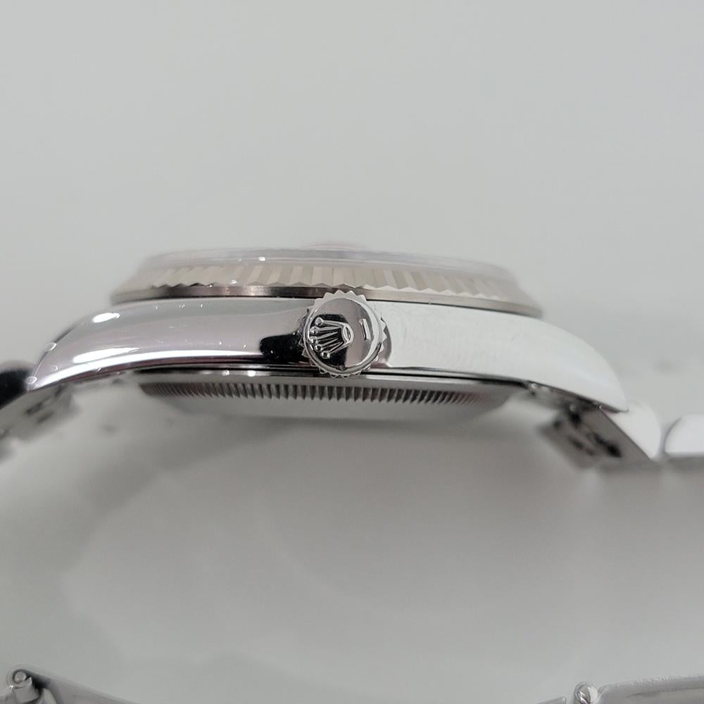 Herren Rolex Oyster Datejust 16234 18k SS Automatik-Diamant-Zifferblatt 1990er Jahre RJC147 3