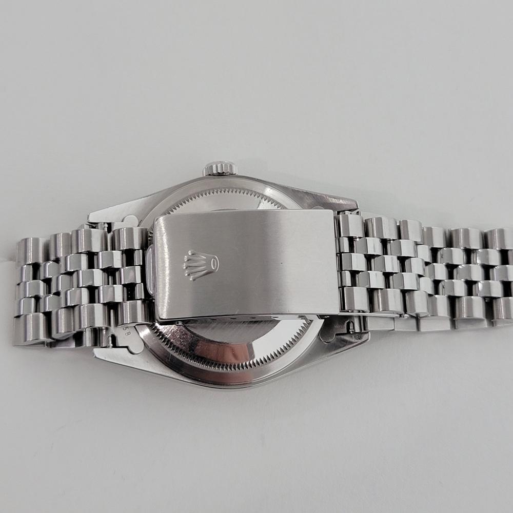 Herren Rolex Oyster Datejust 16234 18k SS Automatik-Diamant-Zifferblatt 1990er Jahre RJC147 4