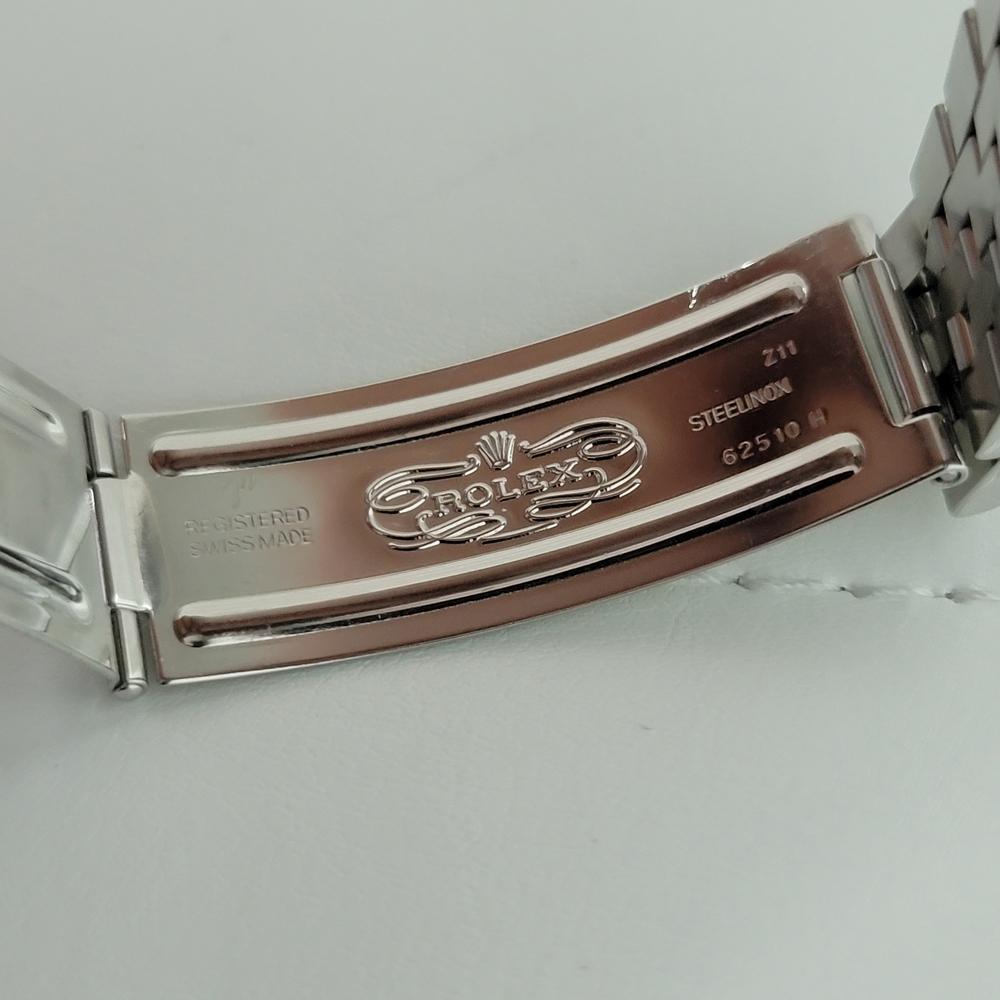 Herren Rolex Oyster Datejust 16234 18k SS Automatik-Diamant-Zifferblatt 1990er Jahre RJC147 5