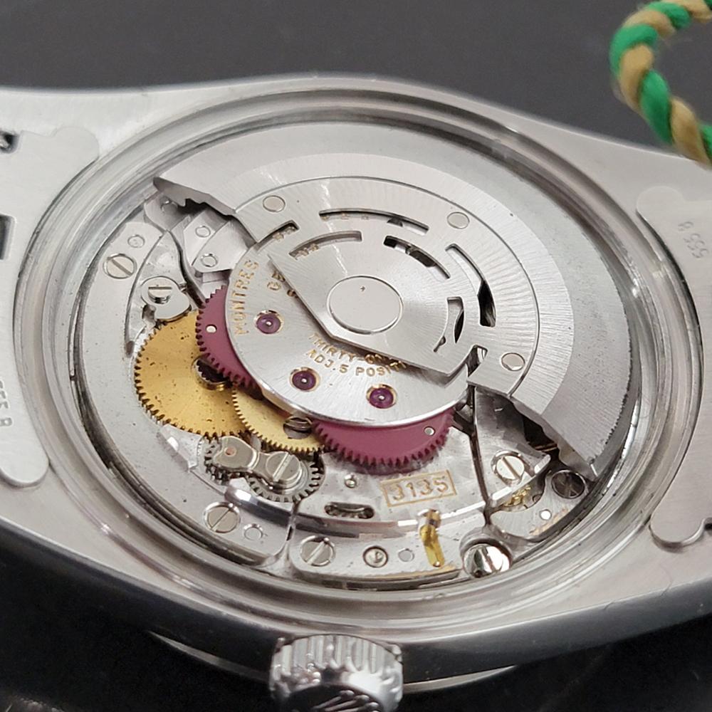 Mens Rolex Oyster Datejust 16234 18k SS Automatic Diamond Dial 2000s RJC111 4