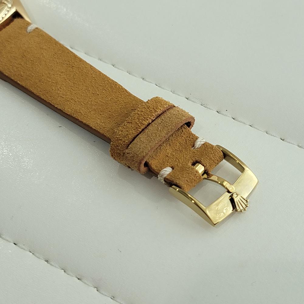 Mens Rolex Oyster Datejust 1625 Thunderbird 18k Gold 36mm Automatic 1960s RA432 3