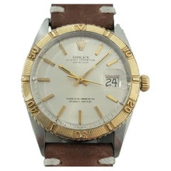 Mens Rolex Oyster Datejust 1625 Thunderbird 18k SS 36mm Automatic 1960s RA421