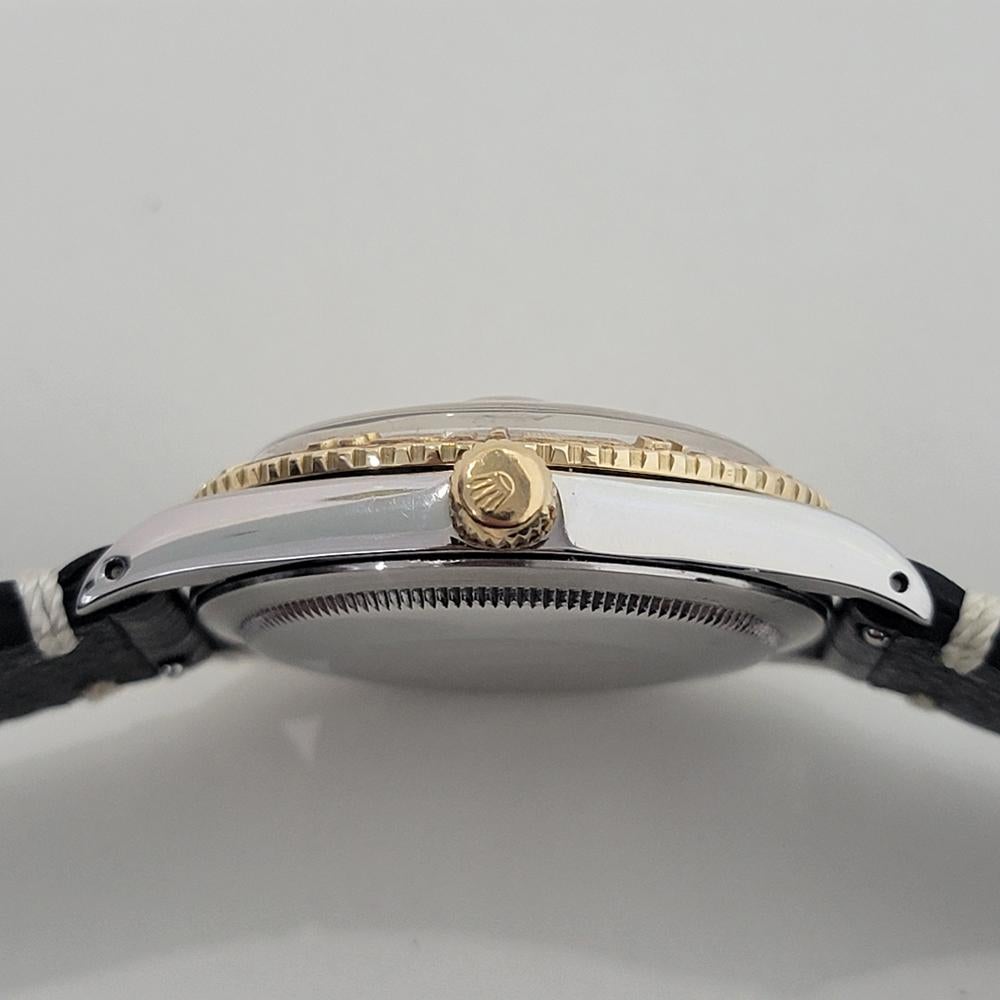Mens Rolex Oyster Datejust 1625 Thunderbird 18k SS 36mm Automatic 1960s RA421B 4