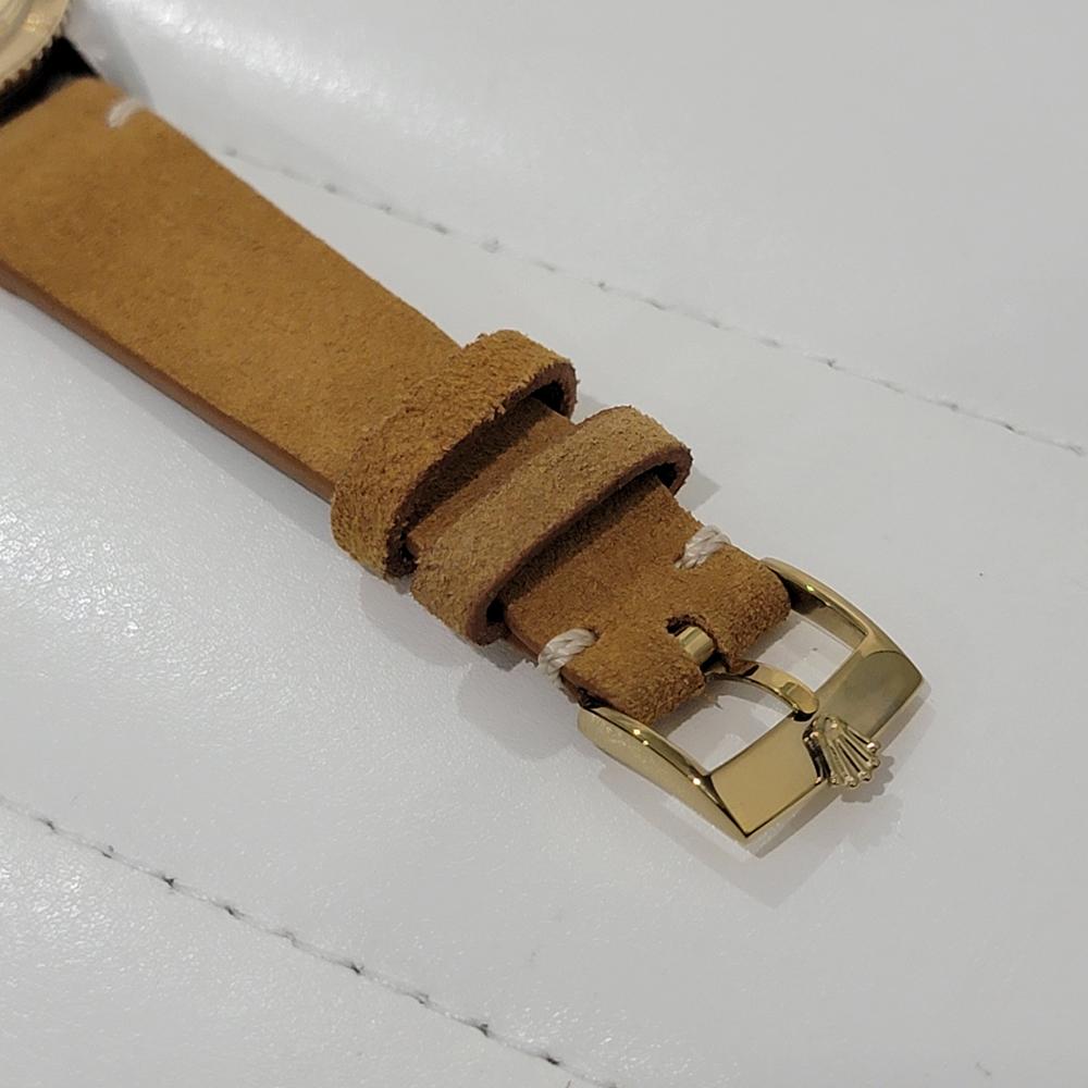 Mens Rolex Oyster Datejust 1625 Thunderbird 18k SS 36mm Automatic 1960s RA458 For Sale 3