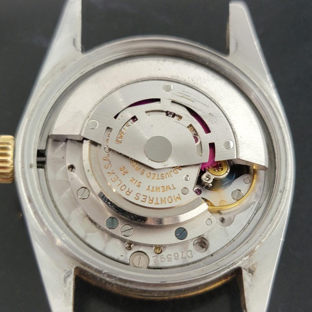 Mens Rolex Oyster Datejust Ref 1600 14k Gold SS Automatic 1960s RA169B 7