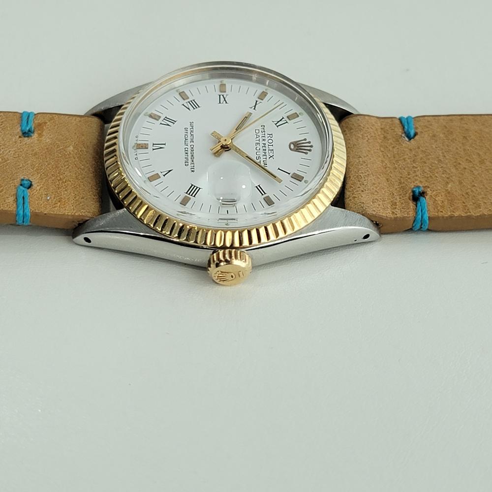 Mens Rolex Oyster Datejust Ref 1600 36mm 14k Gold SS  Automatic 1960s RA169T 1