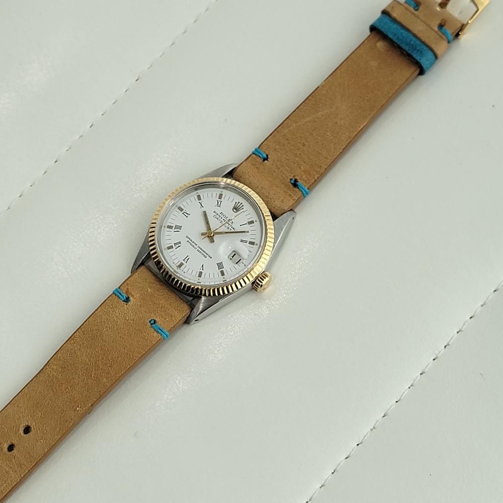 Mens Rolex Oyster Datejust Ref 1600 36mm 14k Gold SS  Automatic 1960s RA169T 3