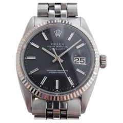 Mens Rolex Oyster Datejust Ref 1601 18k White Gold SS Automatic 1970s RA337