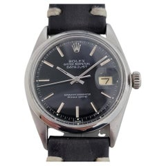 Mens Rolex Oyster Datejust Ref 1601 Automatic 1960s Vintage Swiss RA131B