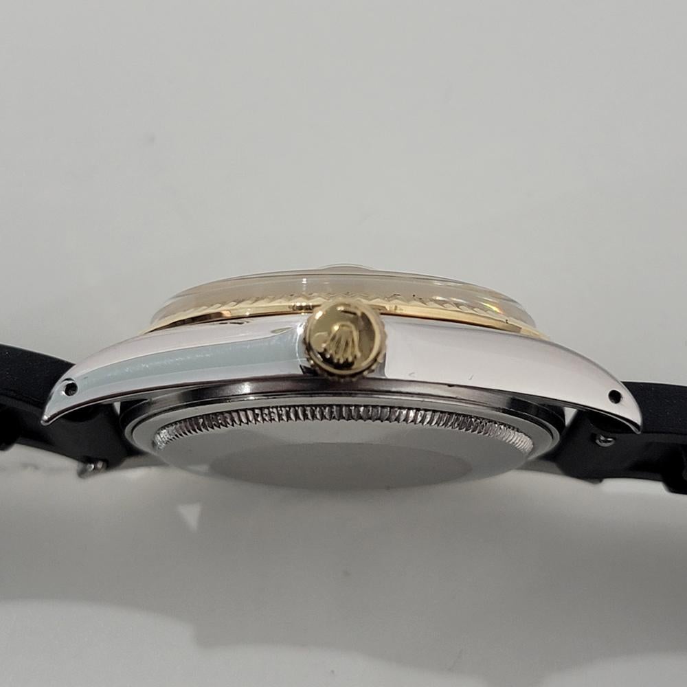 Mens Rolex Oyster Datejust Ref 16013 18k Gold SS 36mm Automatic 1980s NA104 5