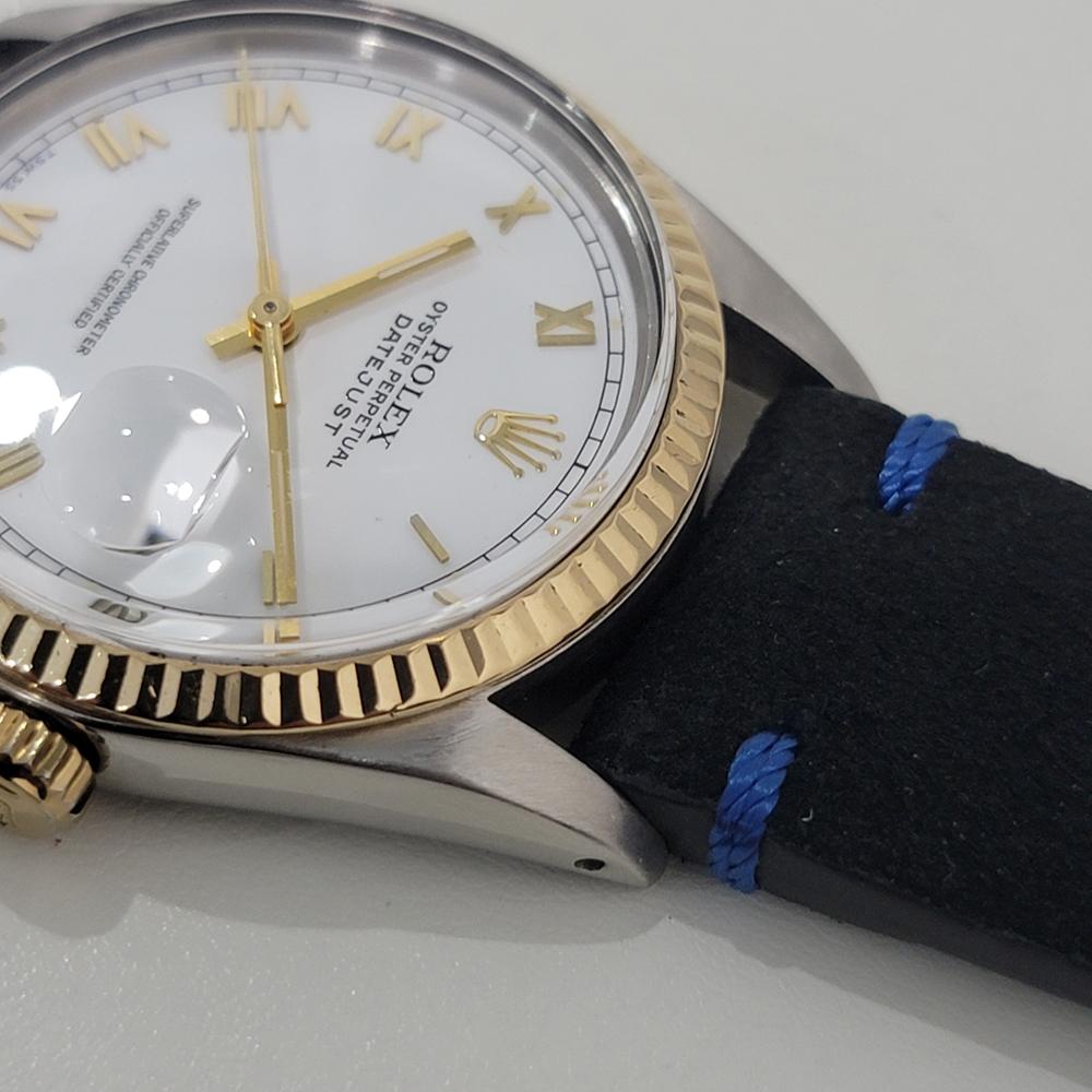 Mens Rolex Oyster Datejust Ref 16013 18k Gold SS 36mm Automatic 1980s NA104B 2