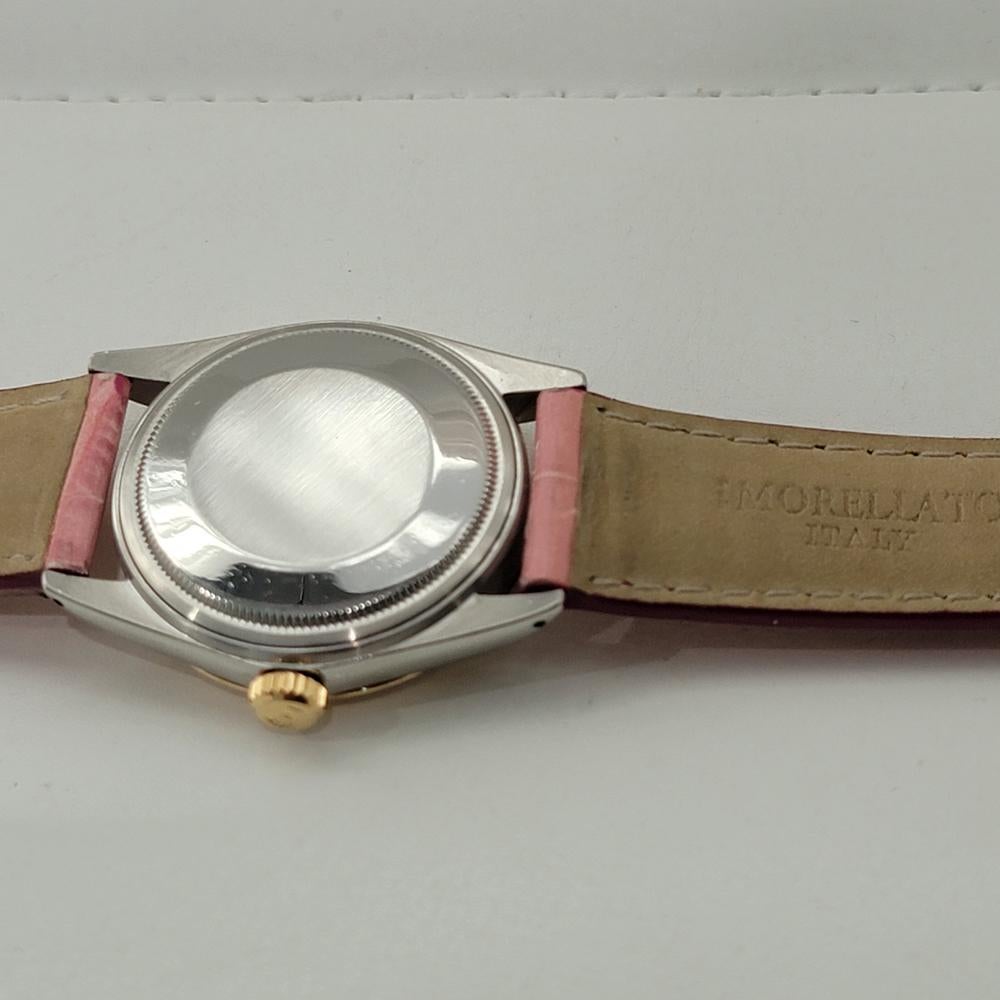 Mens Rolex Oyster Datejust Ref 16013 18k SS Automatic 1980s Vintage RJC184P 6