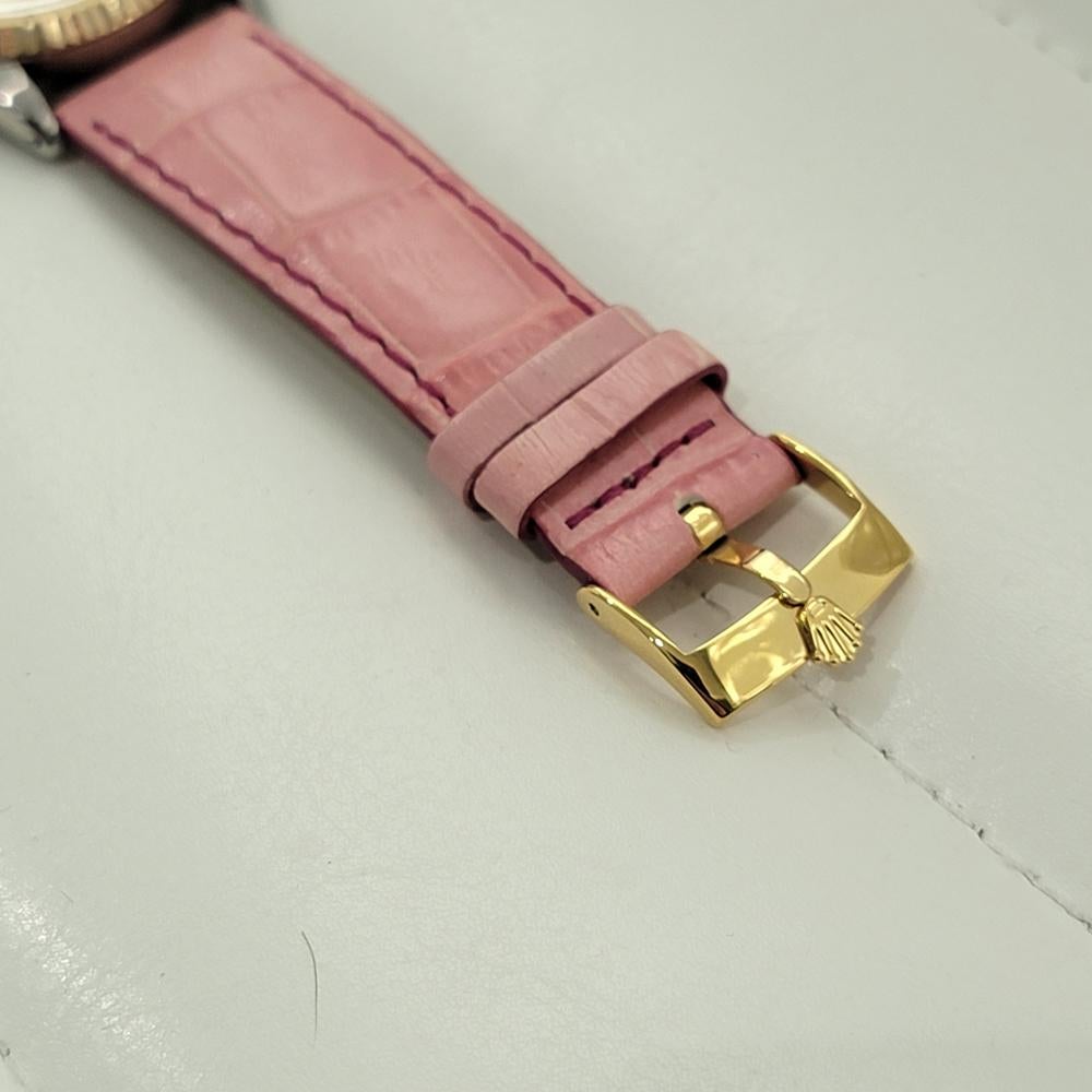 Mens Rolex Oyster Datejust Ref 16013 18k SS Automatic 1980s Vintage RJC184P 4