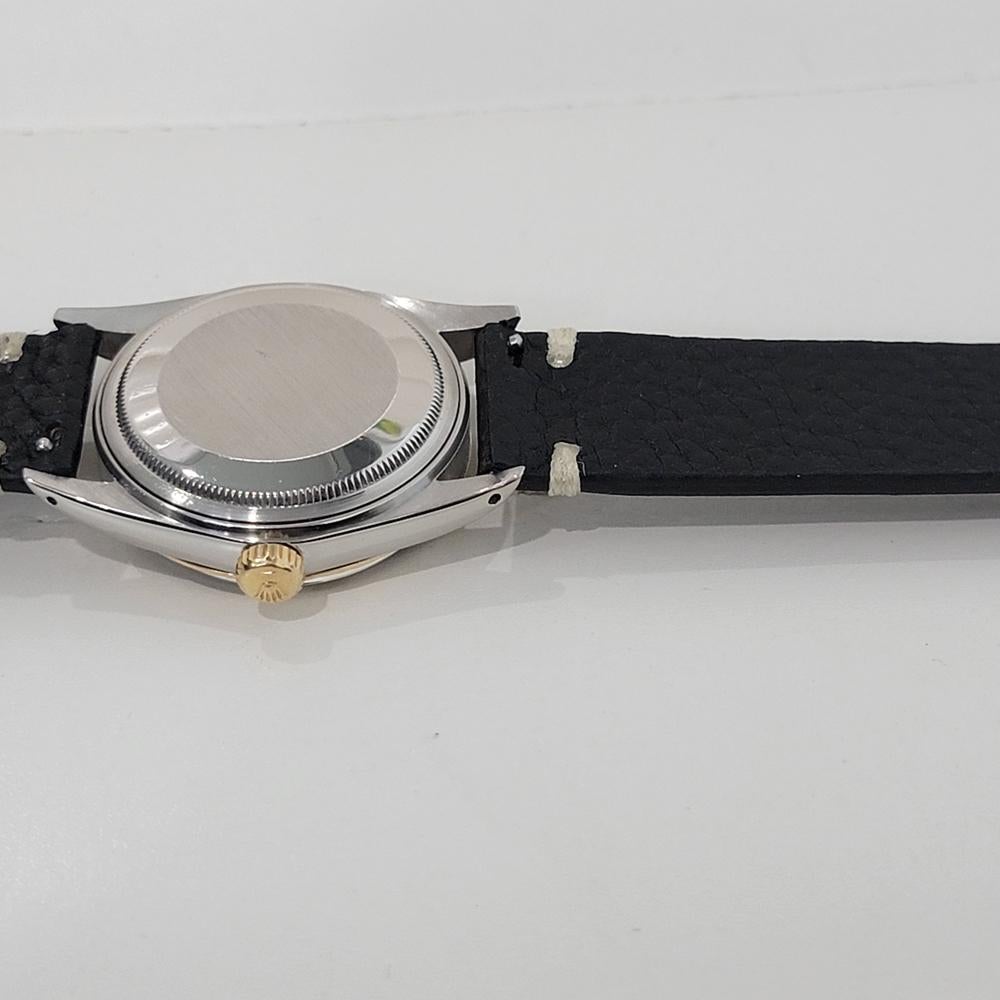 Mens Rolex Oyster Datejust Ref 16013 36mm 18k SS Automatic 1970s Vintage RA393B For Sale 6